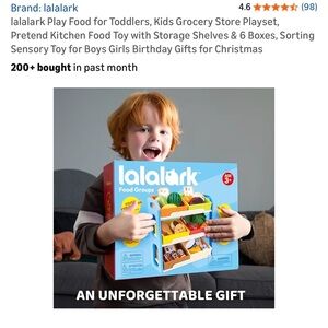 Alala Grocery Store Playset - Blue and Multicolor
NWT